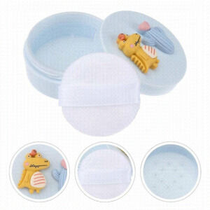 Loose Powder Box Refillable Cosmetic Jar Pot Cosmetic Container Face Powder Sift